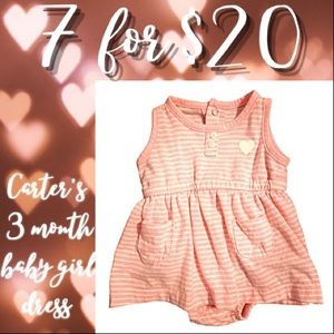 💘7 for $20 or 3/$10💘Carter’s pink dress